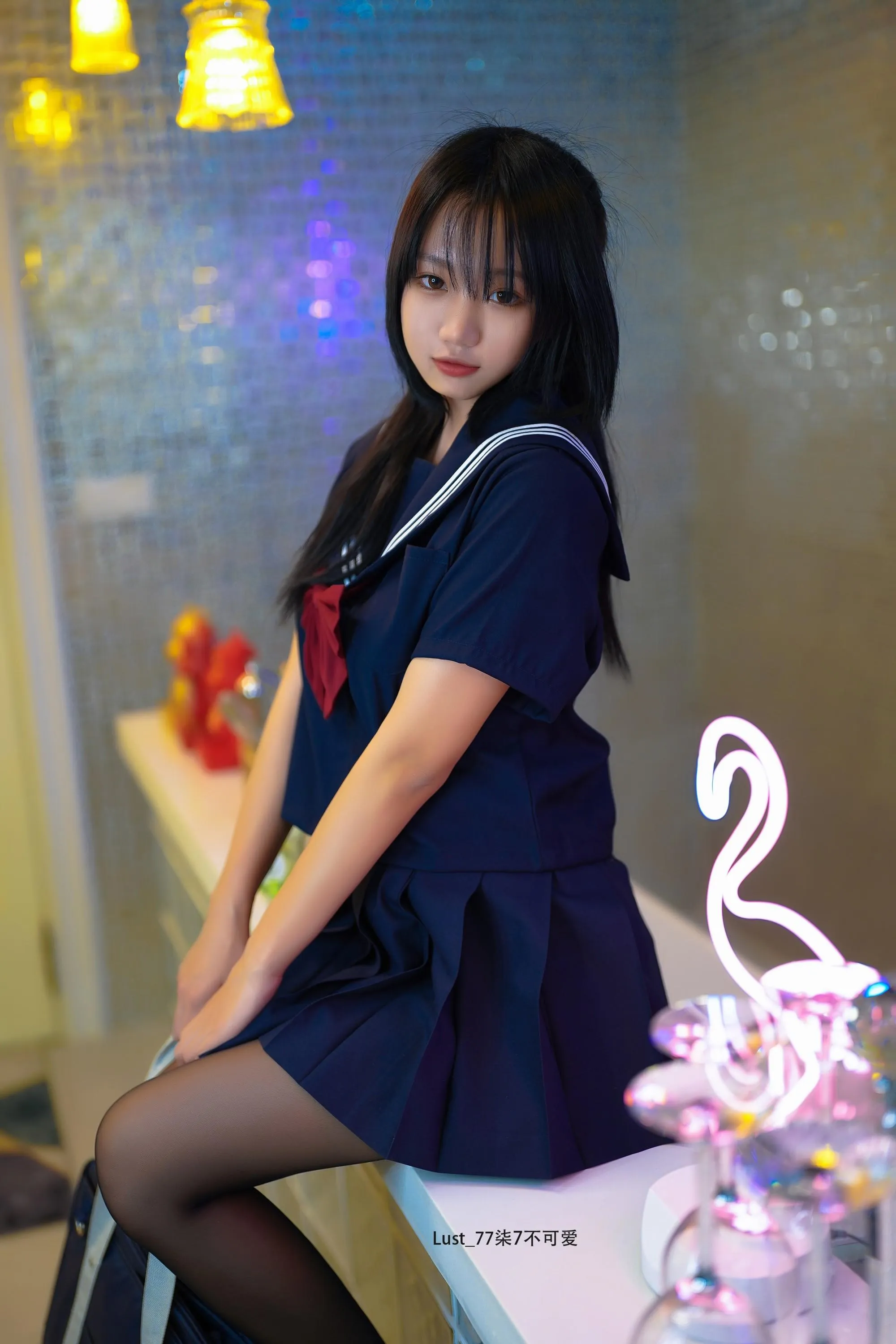 柒柒要乖额 – NO.030 反差JK少女 [182P]插图5